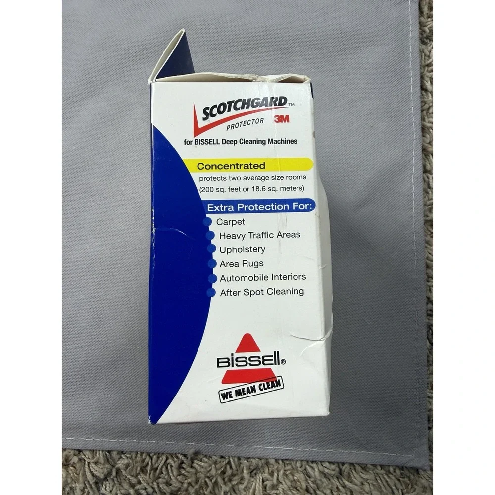 BISSELL SCOTCHGARD 3M EXTRA PROTECTION  CARPET, RUG, UPHOLSTERY ETC 8OZ 2 Rooms!